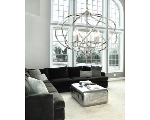 Подвесная люстра Roderio LDP 9041-6 CHR Lumina Deco Подвесная люстра Roderio LDP 9041-6 CHR Lumina Deco