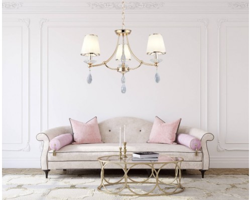 Подвесная люстра LDP 9268-3 GD Lumina Deco Подвесная люстра LDP 9268-3 GD Lumina Deco