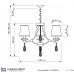 Подвесная люстра LDP 9268-3 GD Lumina Deco