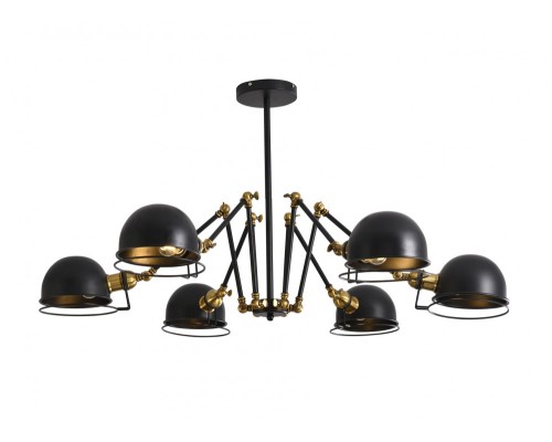Потолочная люстра Valmonti LDP D015-6 BK Lumina Deco Потолочная люстра Valmonti LDP D015-6 BK Lumina Deco
