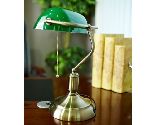Офисная настольная лампа Banker LDT 305 GR Lumina Deco Офисная настольная лампа Banker LDT 305 GR Lumina Deco