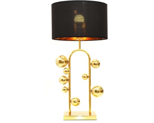 Интерьерная настольная лампа Fabi LDT 5528 GD+BK Lumina Deco Интерьерная настольная лампа Fabi LDT 5528 GD+BK Lumina Deco