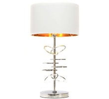 Интерьерная настольная лампа Milari LDT 5530 CHR+WT Lumina Deco