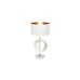 Интерьерная настольная лампа Fabi LDT 5531 CHR+WT Lumina Deco
