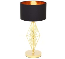 Интерьерная настольная лампа Salvari LDT 5533 GD+BK Lumina Deco