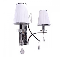 Бра Glamour LDW 66247-2 WT+CHR Lumina Deco