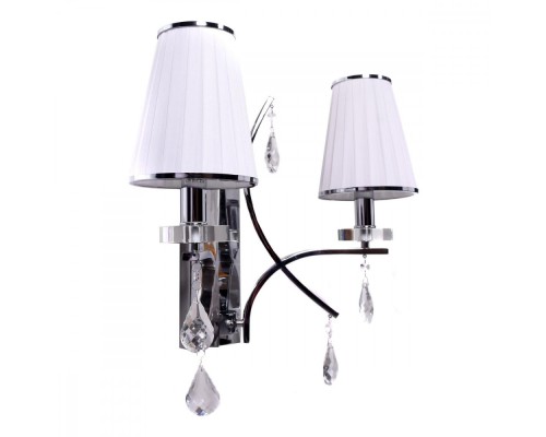 Бра Glamour LDW 66247-2 WT+CHR Lumina Deco Бра Glamour LDW 66247-2 WT+CHR Lumina Deco