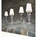 Бра Glamour LDW 66247-2 WT+CHR Lumina Deco