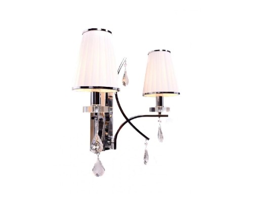 Бра Glamour LDW 66247-2 WT+CHR Lumina Deco Бра Glamour LDW 66247-2 WT+CHR Lumina Deco