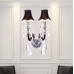 Бра Denica LDW 66249-2 BK Lumina Deco