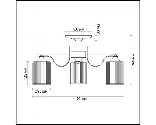 Потолочная люстра Opicus 3508/3C Lumion Потолочная люстра Opicus 3508/3C Lumion