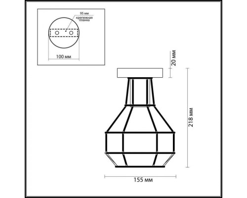 Потолочная люстра Harald 3637/1C Lumion Потолочная люстра Harald 3637/1C Lumion