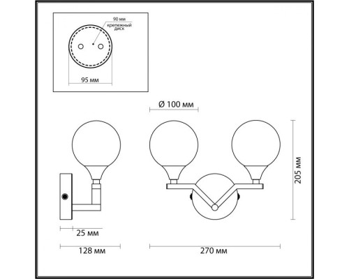Бра Alma 4567/2W Lumion Бра Alma 4567/2W Lumion