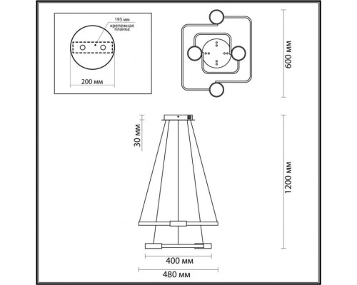 Подвесная люстра Sheridan 5250/92L Lumion Подвесная люстра Sheridan 5250/92L Lumion