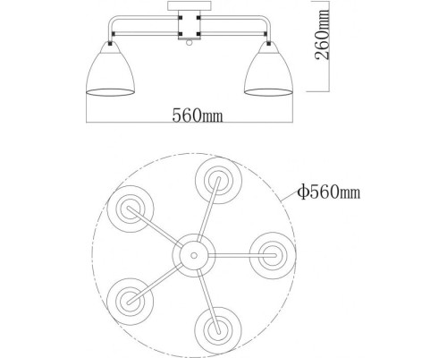 Потолочная люстра Вита 220013105 MW-Light Потолочная люстра Вита 220013105 MW-Light