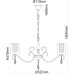 Подвесная люстра Эллегия 303012505 MW-Light