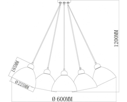 Подвесная люстра Улыбка 365014505 MW-Light Подвесная люстра Улыбка 365014505 MW-Light