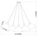 Подвесная люстра Улыбка 365014505 MW-Light