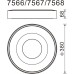 Потолочный светильник Coin 7567 Mantra