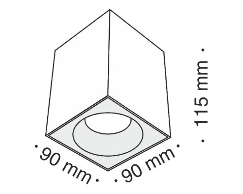 Потолочный светильник уличный Sirius C030CL-01W Maytoni