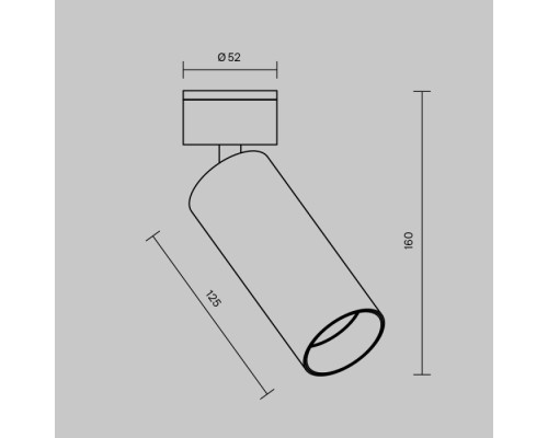 Спот Focus Led C055CL-L12W4K-W-BS Maytoni Спот Focus Led C055CL-L12W4K-W-BS Maytoni