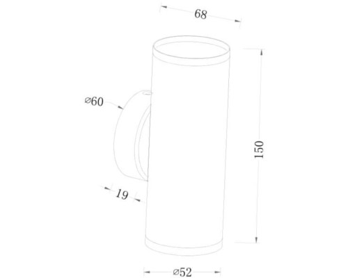 Настенный светильник FOCUS S C068WL-02MG Maytoni Настенный светильник FOCUS S C068WL-02MG Maytoni