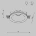 Точечный светильник Gyps Modern DL002-1-01-W-1 Maytoni
