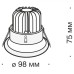 Точечный светильник Yin DL031-2-L12W Maytoni