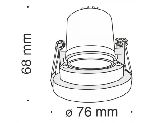 Точечный светильник Kappell DL040-L10B4K Maytoni Точечный светильник Kappell DL040-L10B4K Maytoni