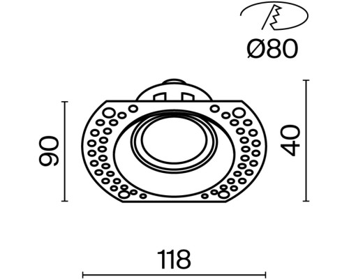 Точечный светильник Dot DL042-01-RD-B Maytoni Точечный светильник Dot DL042-01-RD-B Maytoni
