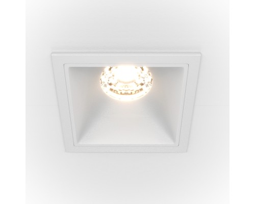 Точечный светильник Alfa LED DL043-01-10W3K-SQ-W Maytoni Точечный светильник Alfa LED DL043-01-10W3K-SQ-W Maytoni