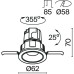 Точечный светильник Wise DL057-7W3K-B Maytoni