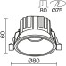 Точечный светильник Round DL058-12W3K-B Maytoni