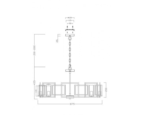 Подвесная люстра Bowi H009PL-08G Maytoni Подвесная люстра Bowi H009PL-08G Maytoni