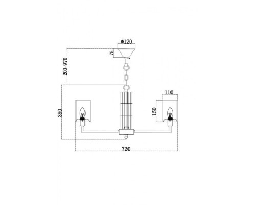Подвесная люстра Metropolitan H015PL-08G Maytoni Подвесная люстра Metropolitan H015PL-08G Maytoni