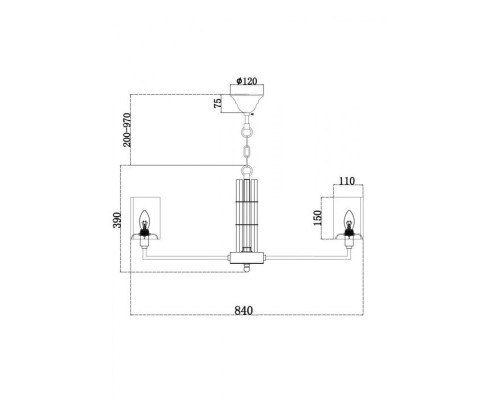 Подвесная люстра Metropolitan H015PL-10G Maytoni Подвесная люстра Metropolitan H015PL-10G Maytoni