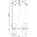 Подвесной светильник Ring MOD013PL-04BS1 Maytoni