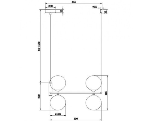 Подвесной светильник Ring MOD013PL-04W Maytoni Подвесной светильник Ring MOD013PL-04W Maytoni