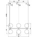 Подвесной светильник Ring MOD013PL-06BS1 Maytoni