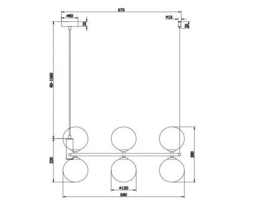 Подвесной светильник Ring MOD013PL-06B Maytoni Подвесной светильник Ring MOD013PL-06B Maytoni