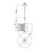 Подвесная люстра Mercurio MOD028PL-04CH Maytoni