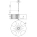 Подвесная люстра Mercurio MOD028PL-08CH Maytoni