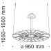 Подвесной светильник Volare MOD037PL-L48B Maytoni