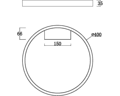 Потолочный светильник Rim MOD058CL-L25B3K Maytoni Потолочный светильник Rim MOD058CL-L25B3K Maytoni