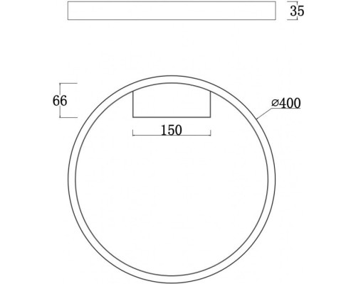 Потолочный светильник Rim MOD058CL-L25B4K Maytoni Потолочный светильник Rim MOD058CL-L25B4K Maytoni
