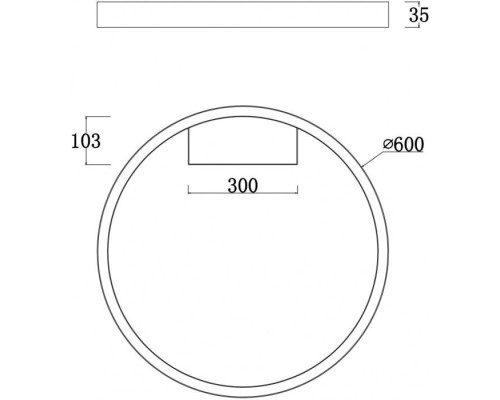 Потолочный светильник Rim MOD058CL-L35BS4K Maytoni Потолочный светильник Rim MOD058CL-L35BS4K Maytoni