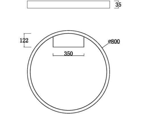 Потолочный светильник Rim MOD058CL-L50BS3K Maytoni Потолочный светильник Rim MOD058CL-L50BS3K Maytoni