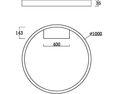 Потолочный светильник Rim MOD058CL-L65W3K Maytoni Потолочный светильник Rim MOD058CL-L65W3K Maytoni