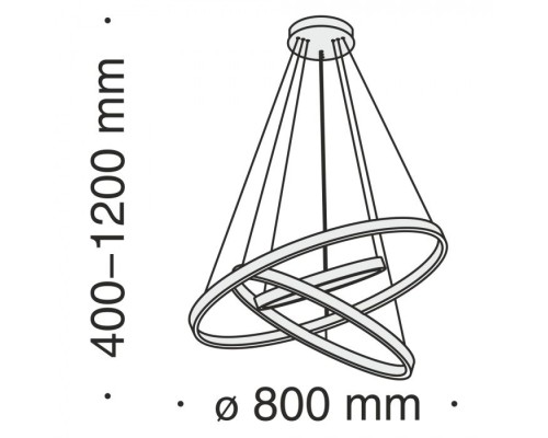 Подвесной светильник Rim MOD058PL-L100BS4K Maytoni Подвесной светильник Rim MOD058PL-L100BS4K Maytoni