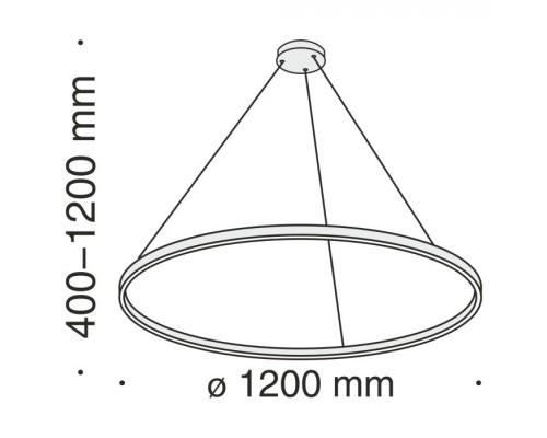 Подвесной светильник Rim MOD058PL-L65W4K Maytoni Подвесной светильник Rim MOD058PL-L65W4K Maytoni